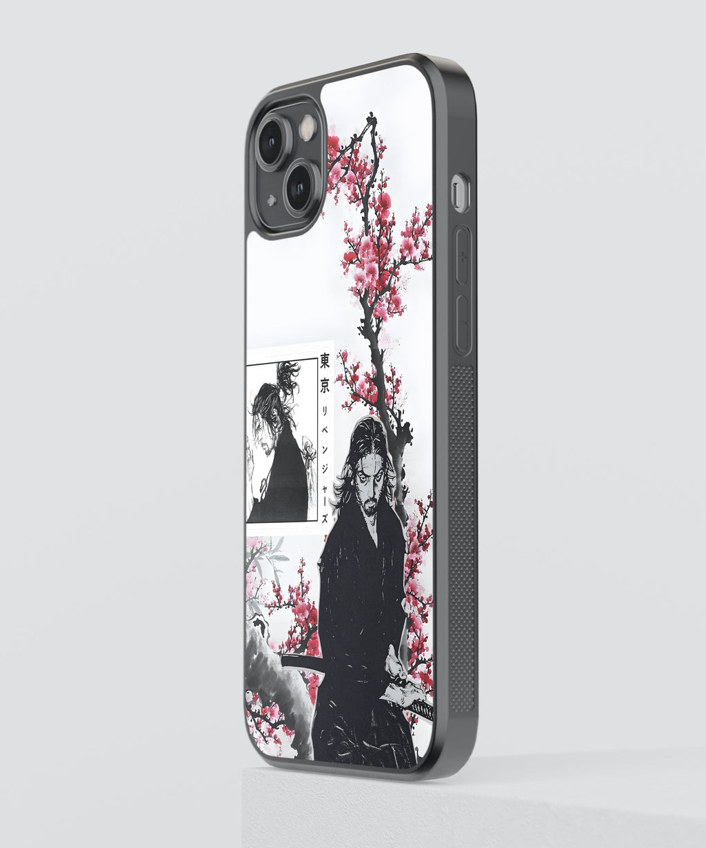 Vagabond Sakura Anime Glass Phone Case Cover