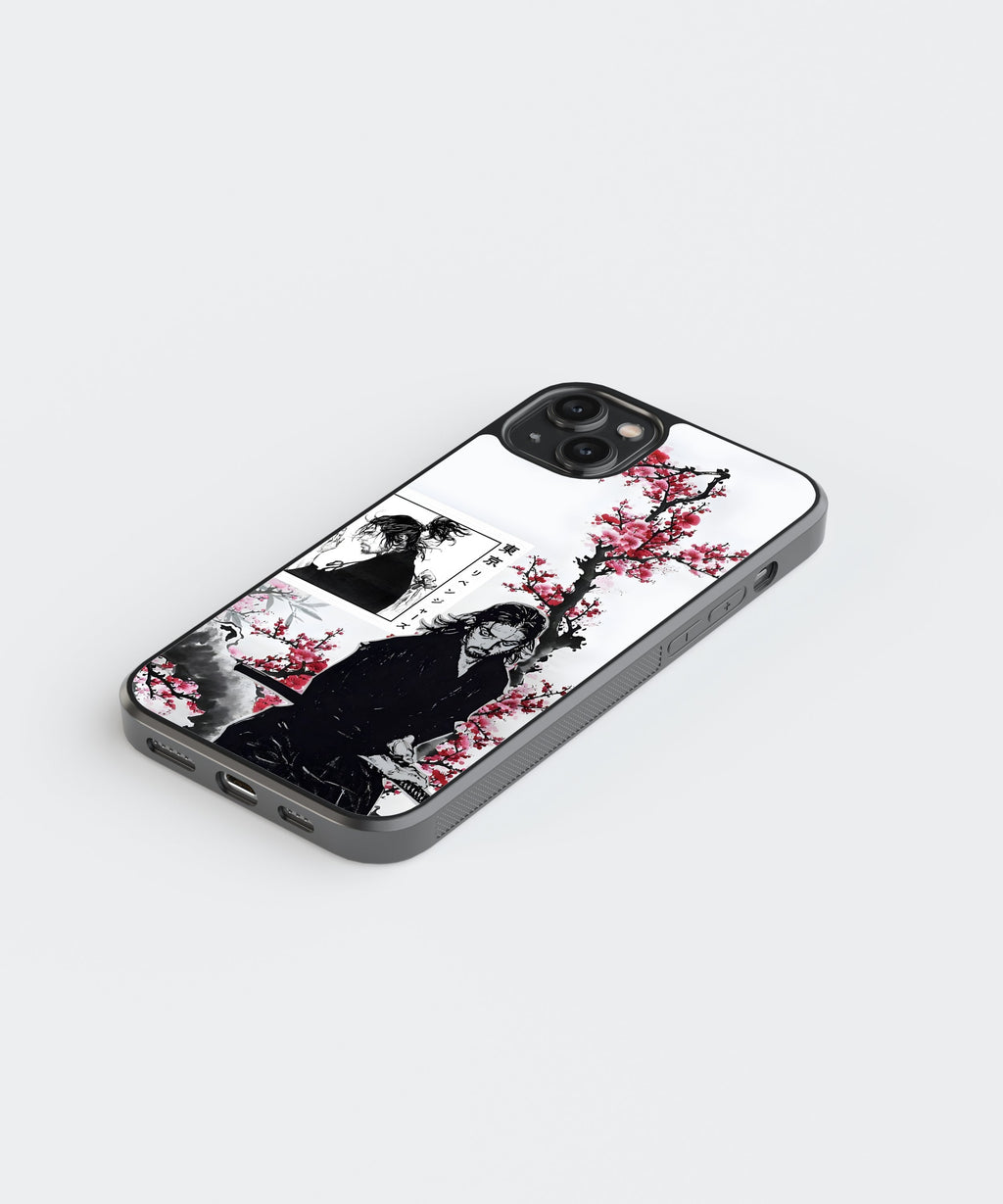 Vagabond Sakura Anime Glass Phone Case Cover