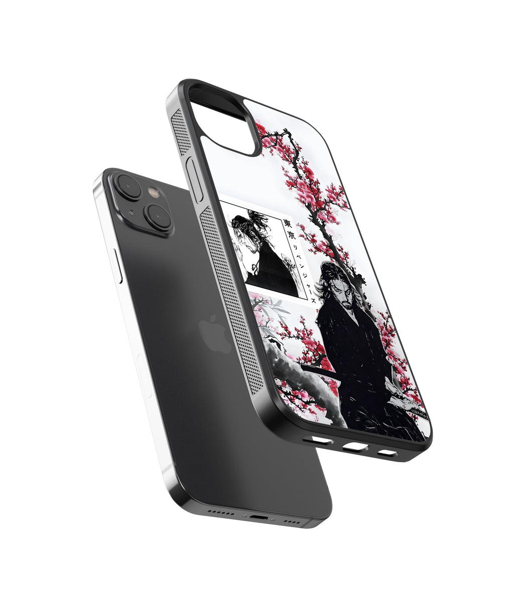 Vagabond Sakura Anime Glass Phone Case Cover