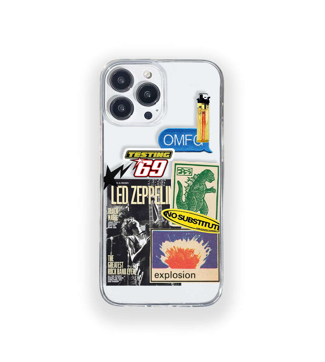 Zeppelin Aesthetic Silicone Clear Case