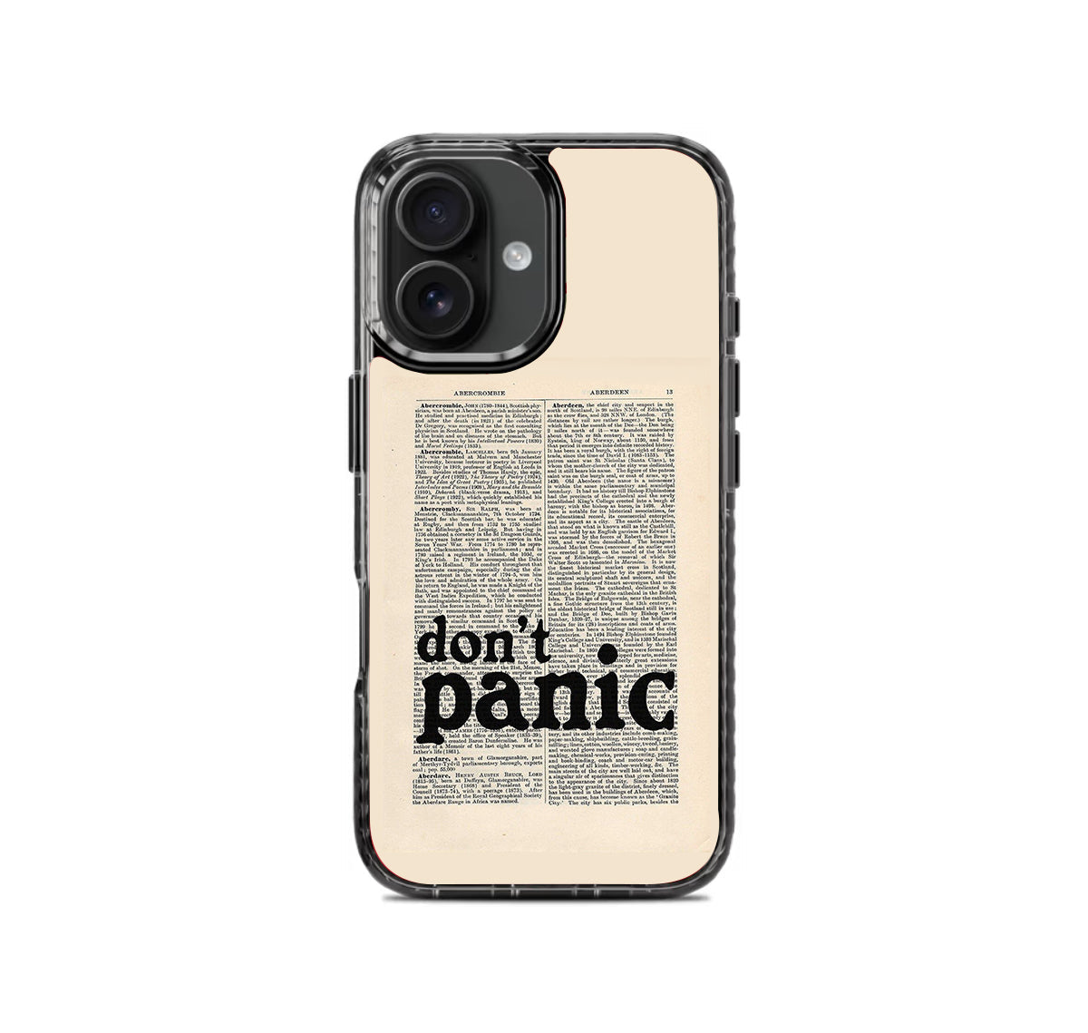 Don't Panic Vintage Stride 2.0 Phone Case Cover