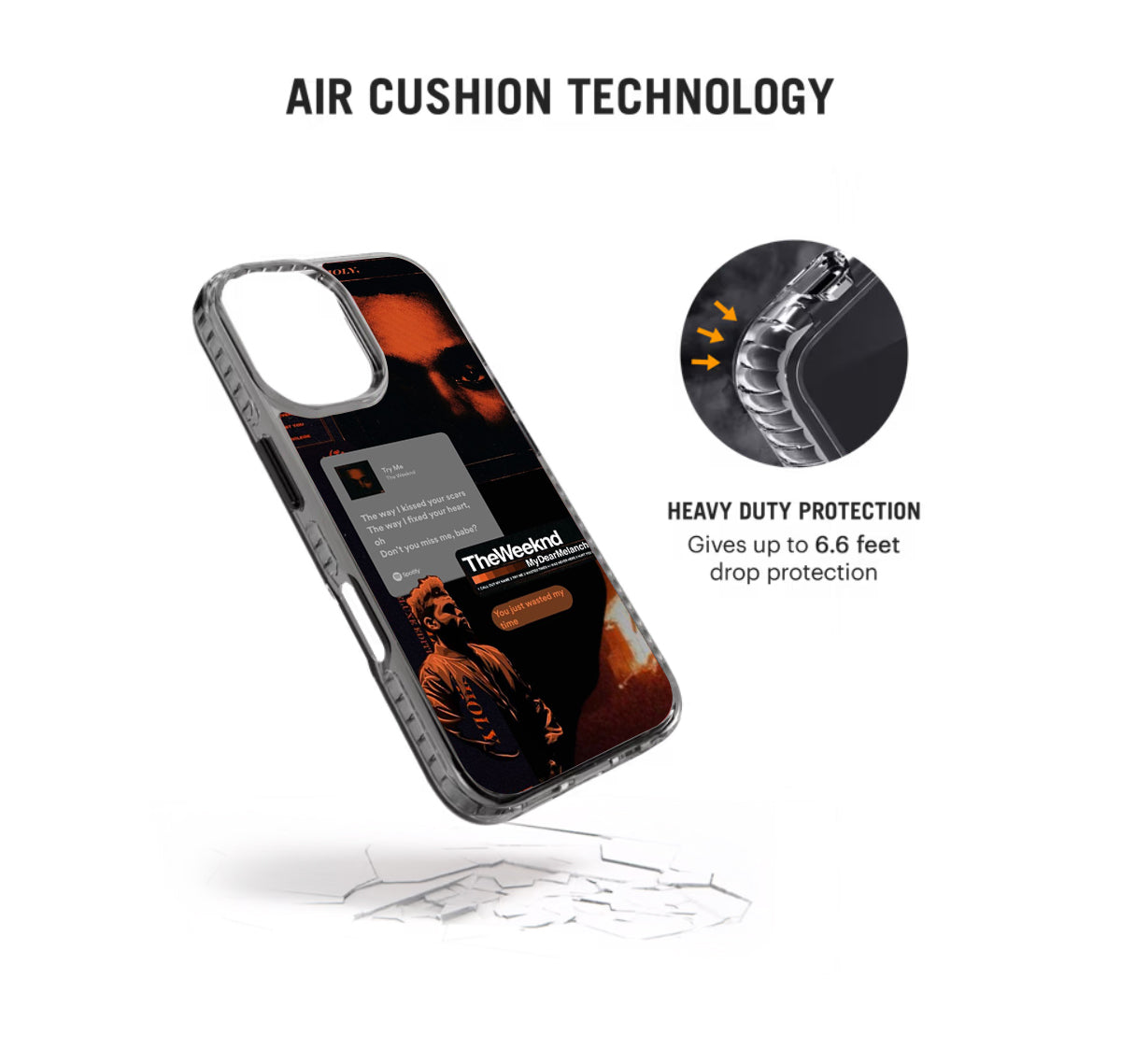 The Weeknd Try Me Spotify Stride 2.0 Phone Case Cover