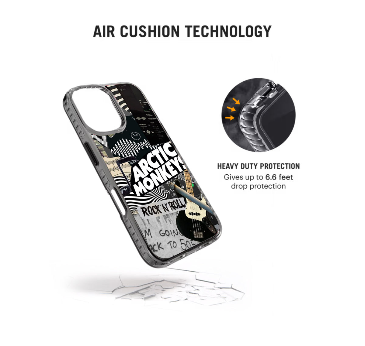 Arctic Monkeys Aesthetic Spotify Stride 2.0 Phone Case Cover