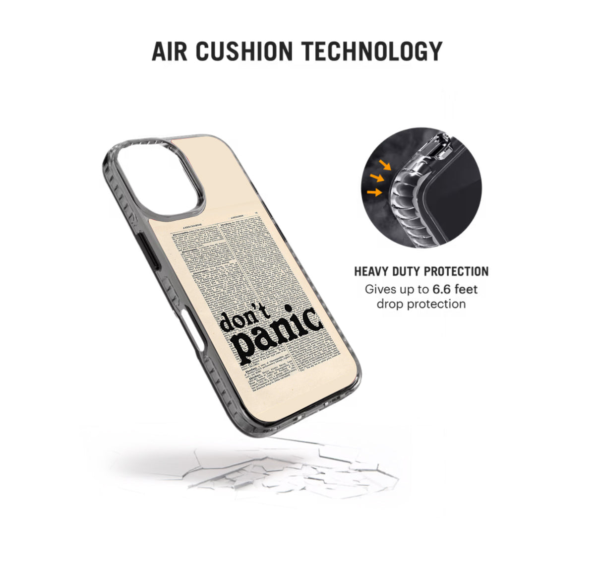 Don't Panic Vintage Stride 2.0 Phone Case Cover