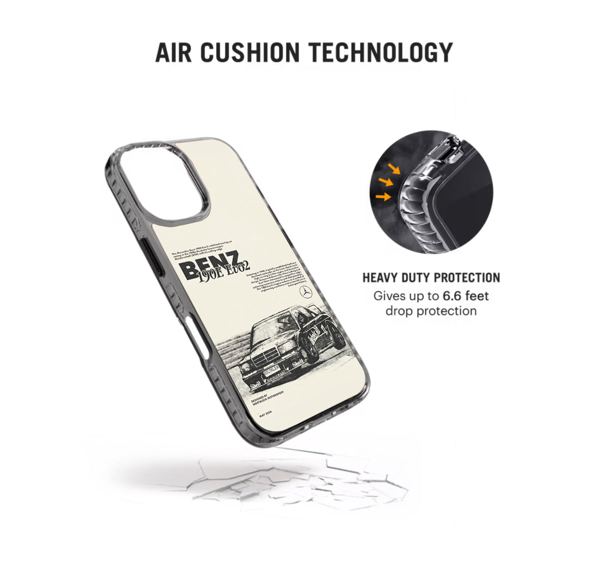 Benz 190E Cars Stride 2.0 Phone Case Cover