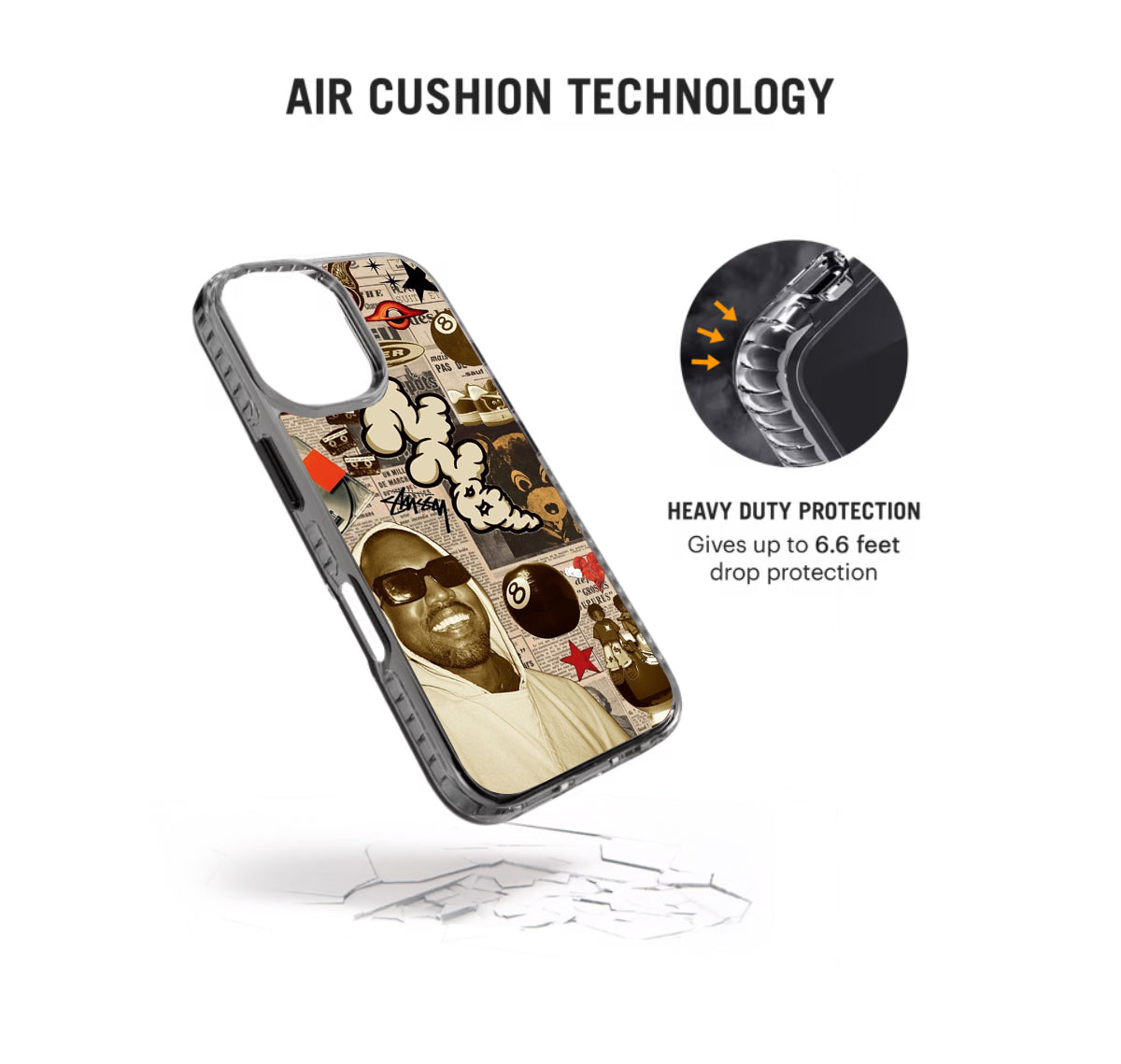 Kanye Stussy Y2K Stride 2.0 Phone Case Cover