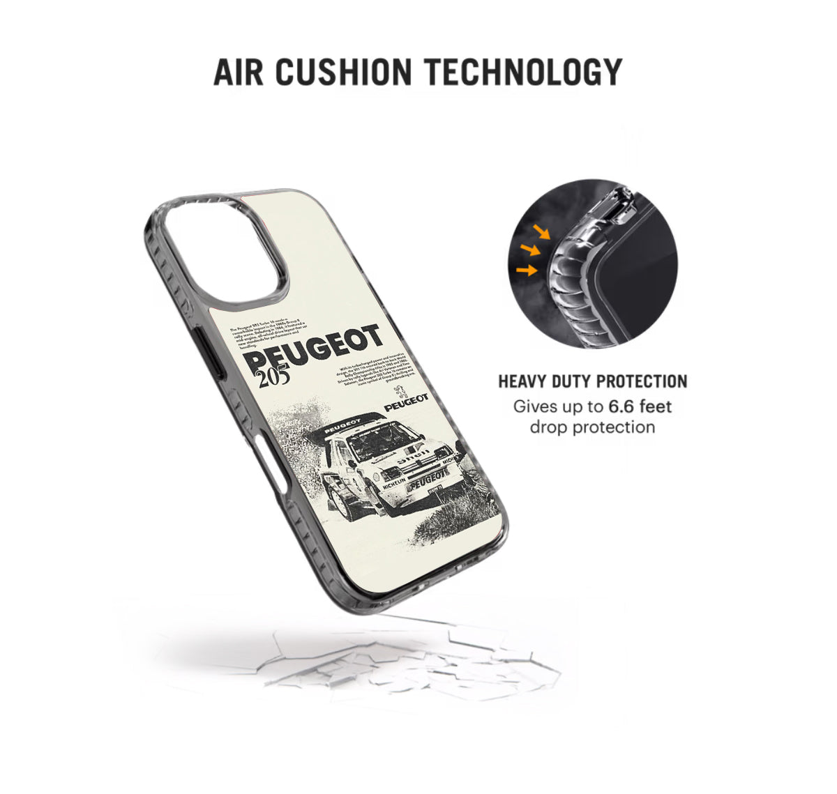 Peugeot 205 Cars Stride 2.0 Phone Case Cover