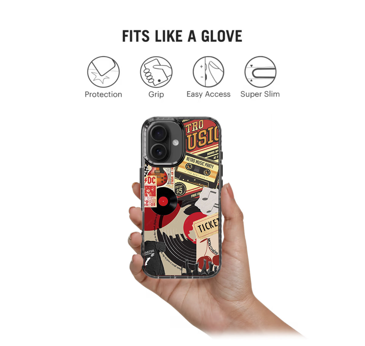Retro Music Spotify Stride 2.0 Phone Case Cover