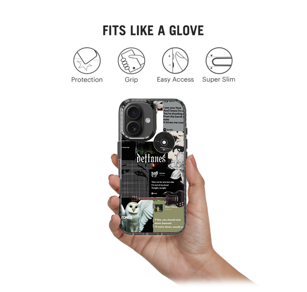 Deftones Aesthetic Spotify Stride 2.0 Phone Case Cover